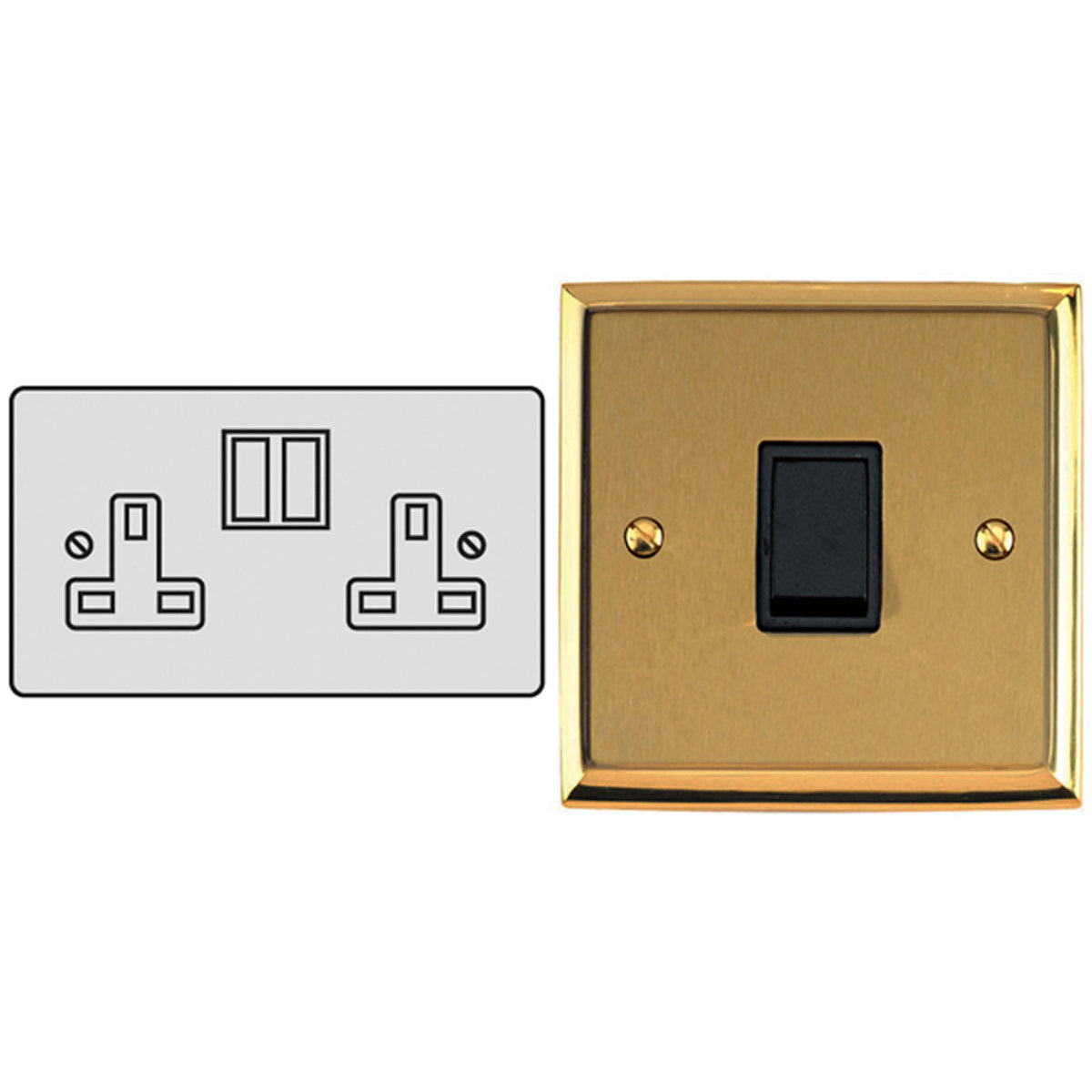 CON S/SOCKET 13A DBL MAY/BLK – LFM200D