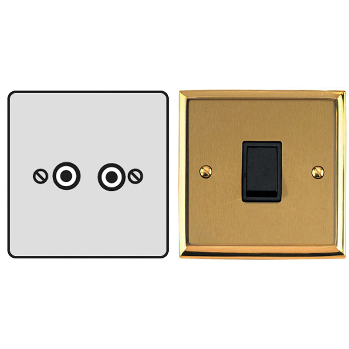 CON SAT/TV SOCKET MAY/BLK
