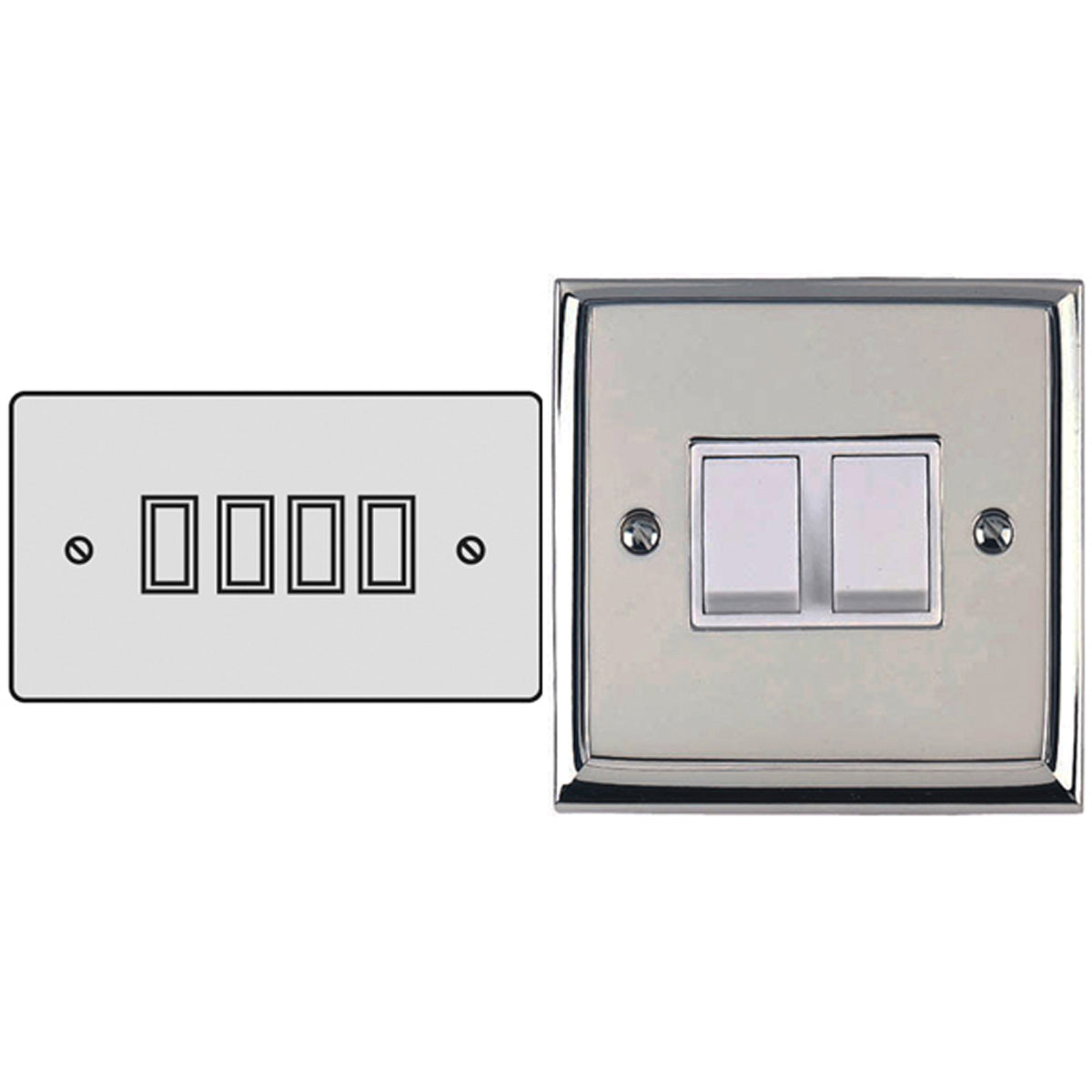 CON R/SWITCH 6A 4G2W APO/BLK – LFM213H