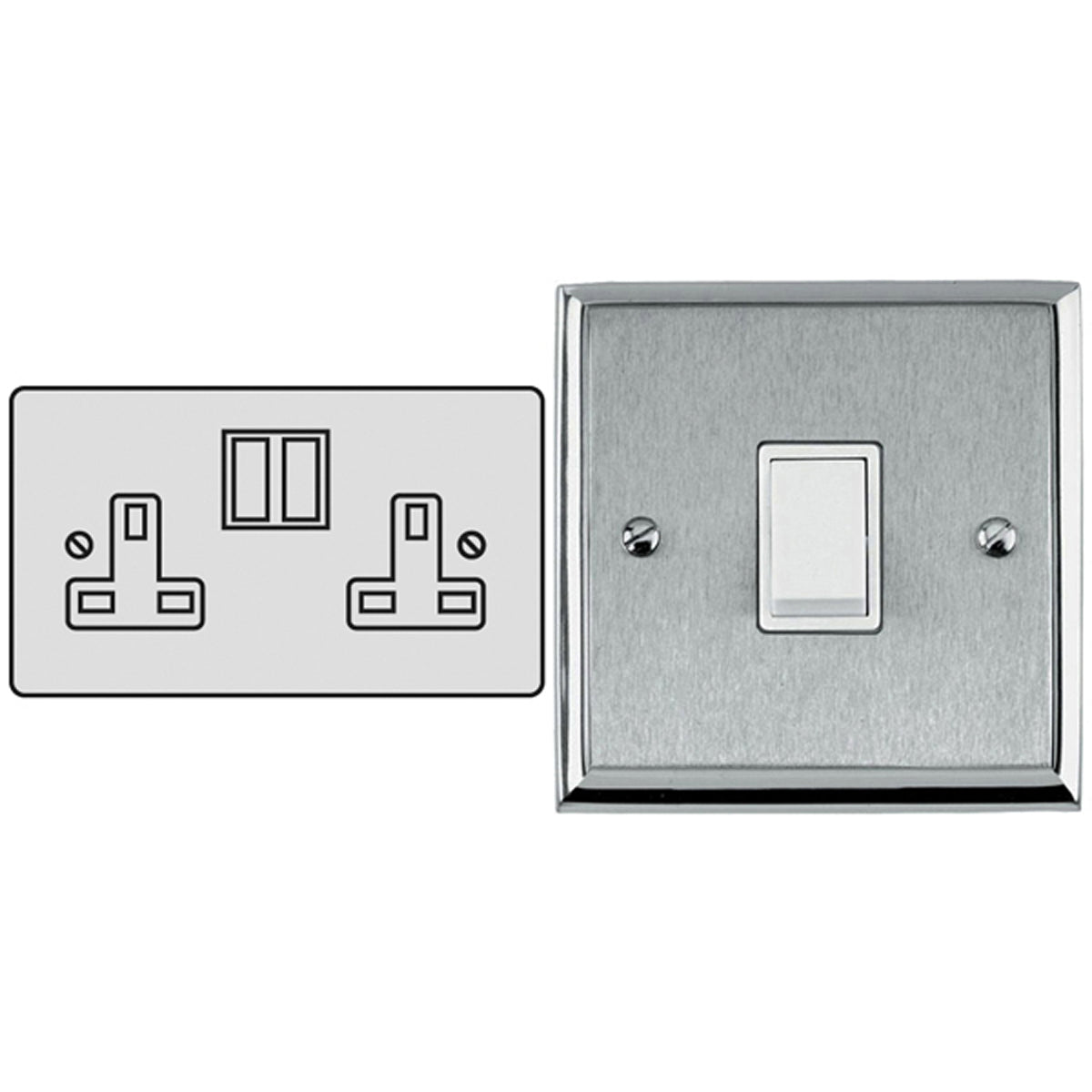 CON S/SOCKET 13A DBL APO/BLK – LFM214D