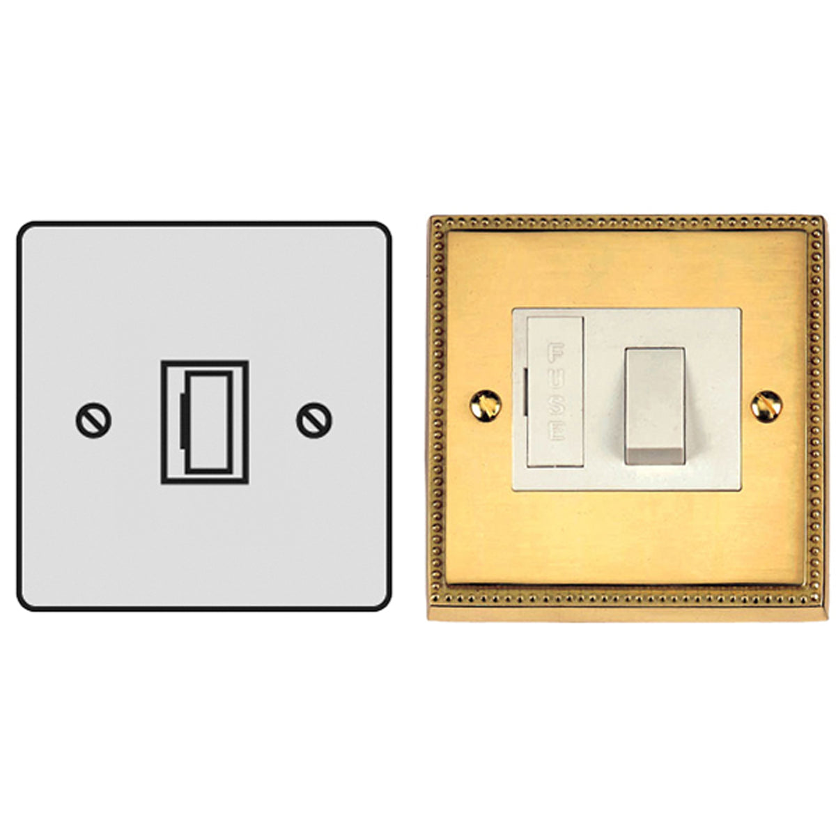 CON F/SPUR 13A UN/SWITCH ADM/WHI – LFM229A