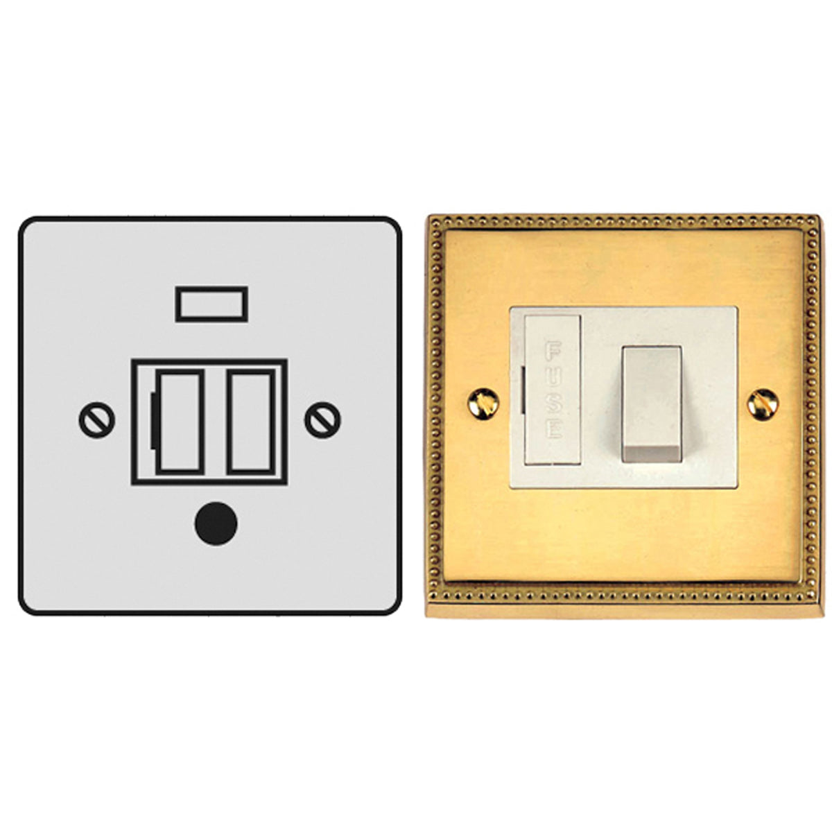CON F/SPUR 13A SWITCH/CRD ADM/N BLK – LFM229J