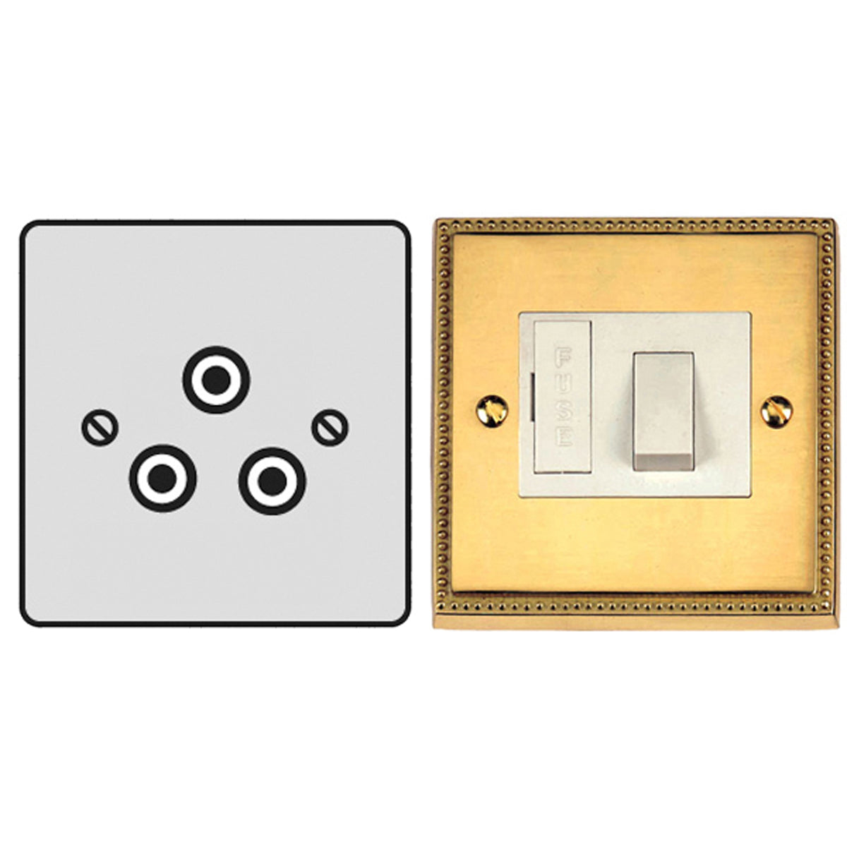 CON R/PIN SOCKET 5A 3PIN ADM/BLK – LFM236D