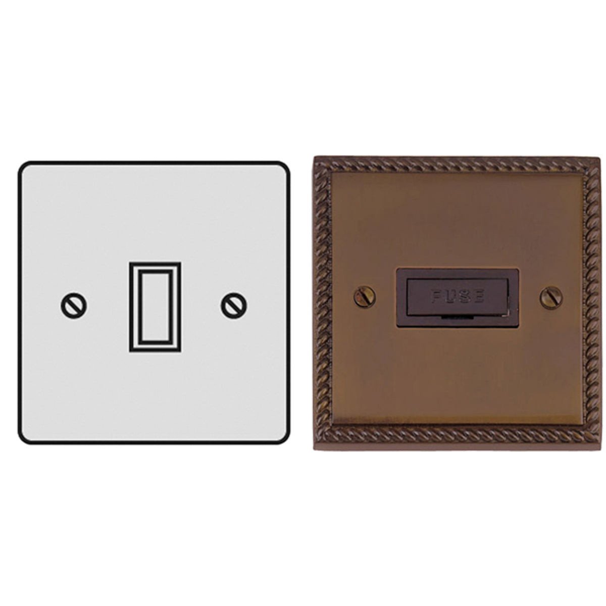 CON R/SWITCH 6A 1G2W GBZ/BLK – LFM241B