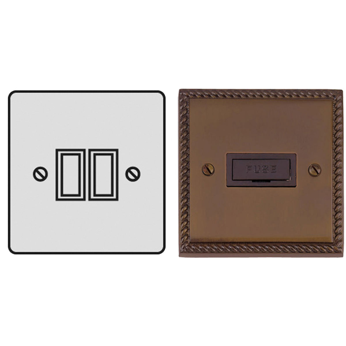 CON R/SWITCH 6A 2G2W GBZ/BLK – LFM241D