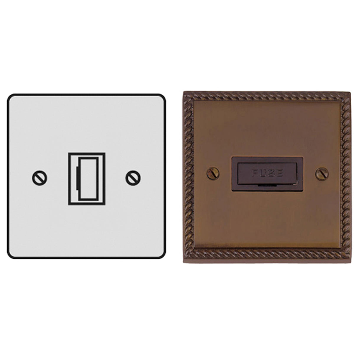 CON F/SPUR 13A UN/SWITCH GBZ/WHI