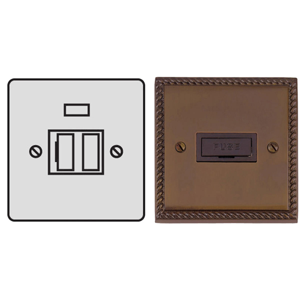 CON F/SPUR 13A SWITCH GBZ/N WHI – LFM243E