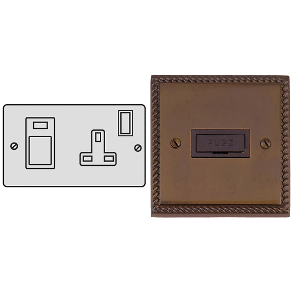 CON D/POLE SWITCH 45A COOK GBZ/BLK – LFM248J