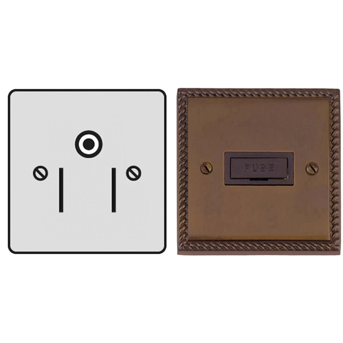 CON R/PIN SOCKET 15A SNG US GBZ/BLK