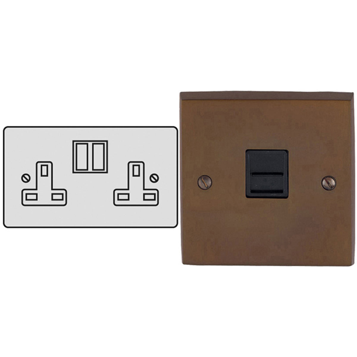 CON S/SOCKET 13A DBL VBZ/BLK – LFM256D