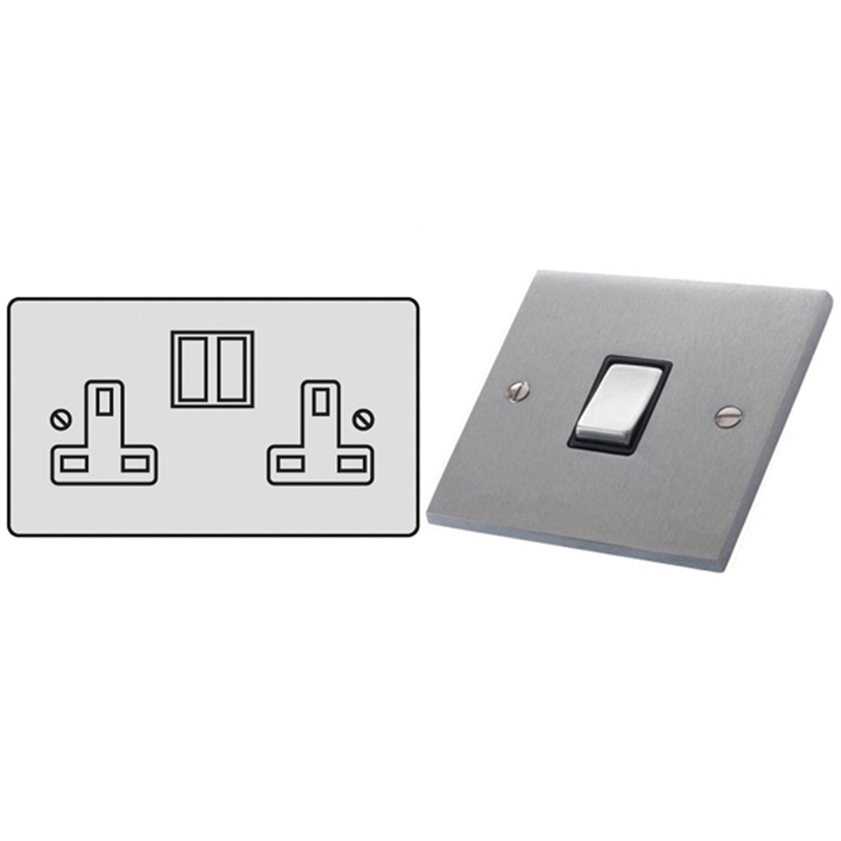 RME S/SOCKET 13A DBL SCP/WHI – LFM298C