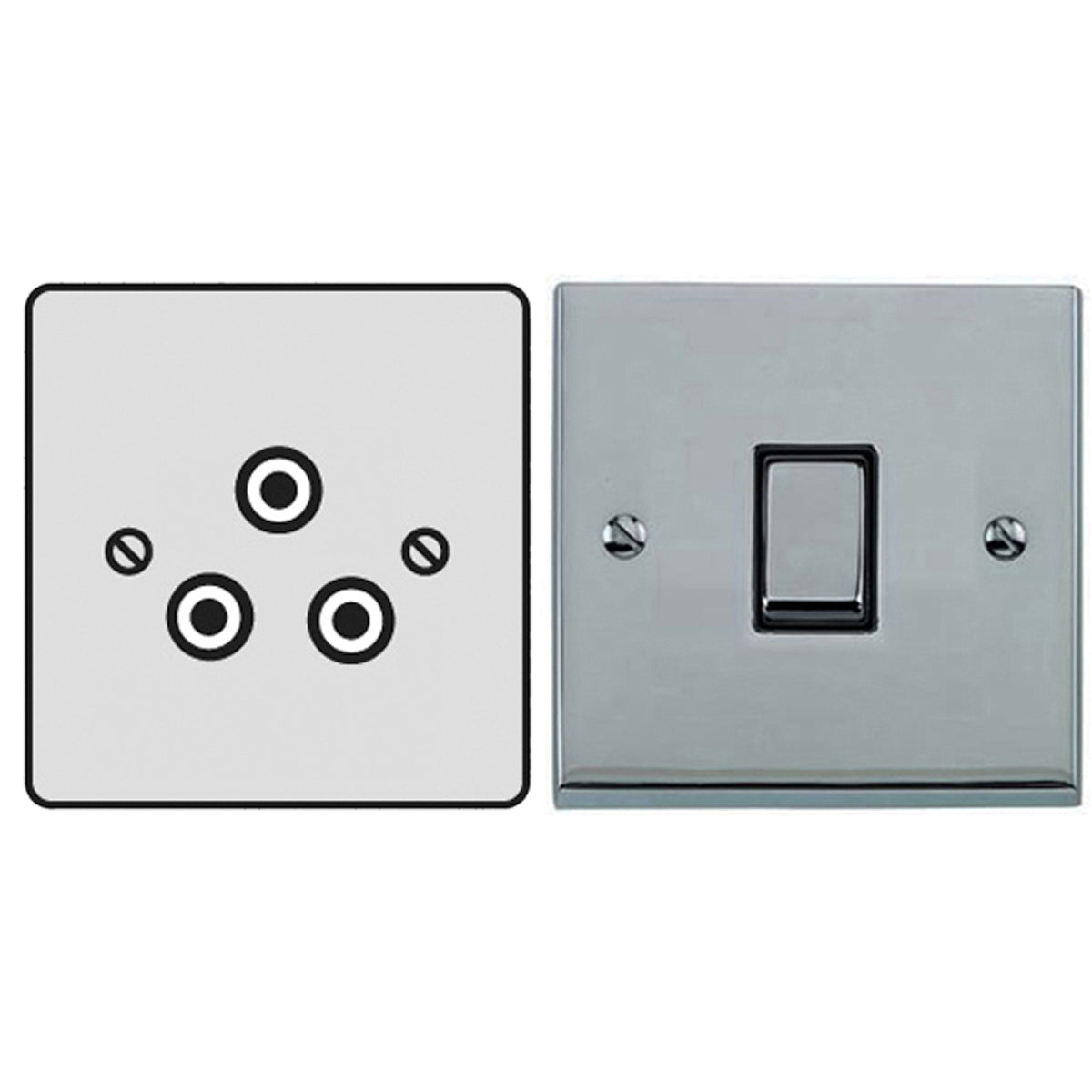 VTE R/PIN SOCKET 5A 3PIN PCP/BLK – LFM362B