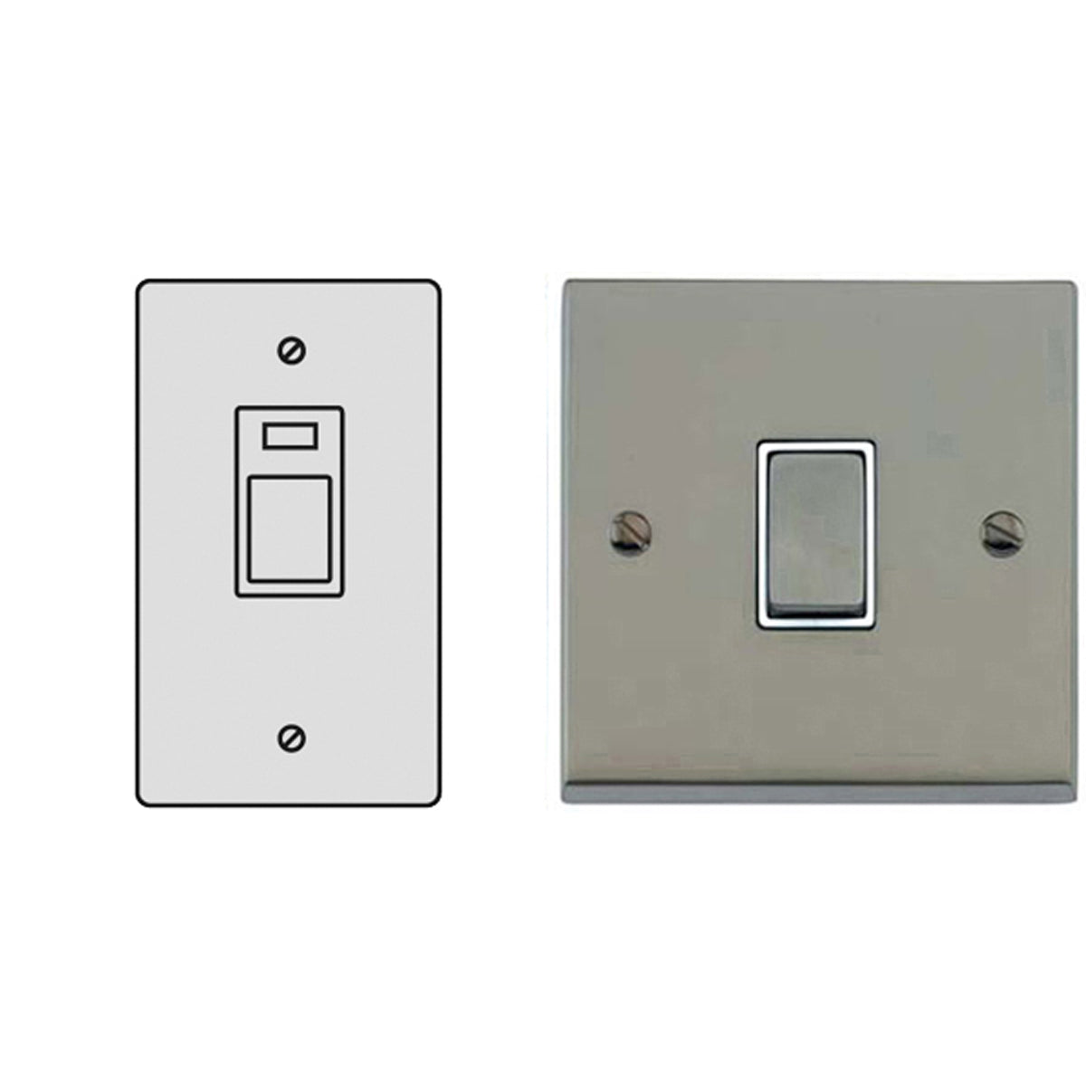 VTE COOK/SWITCH 45A DBL SNP/BLK – LFM388B