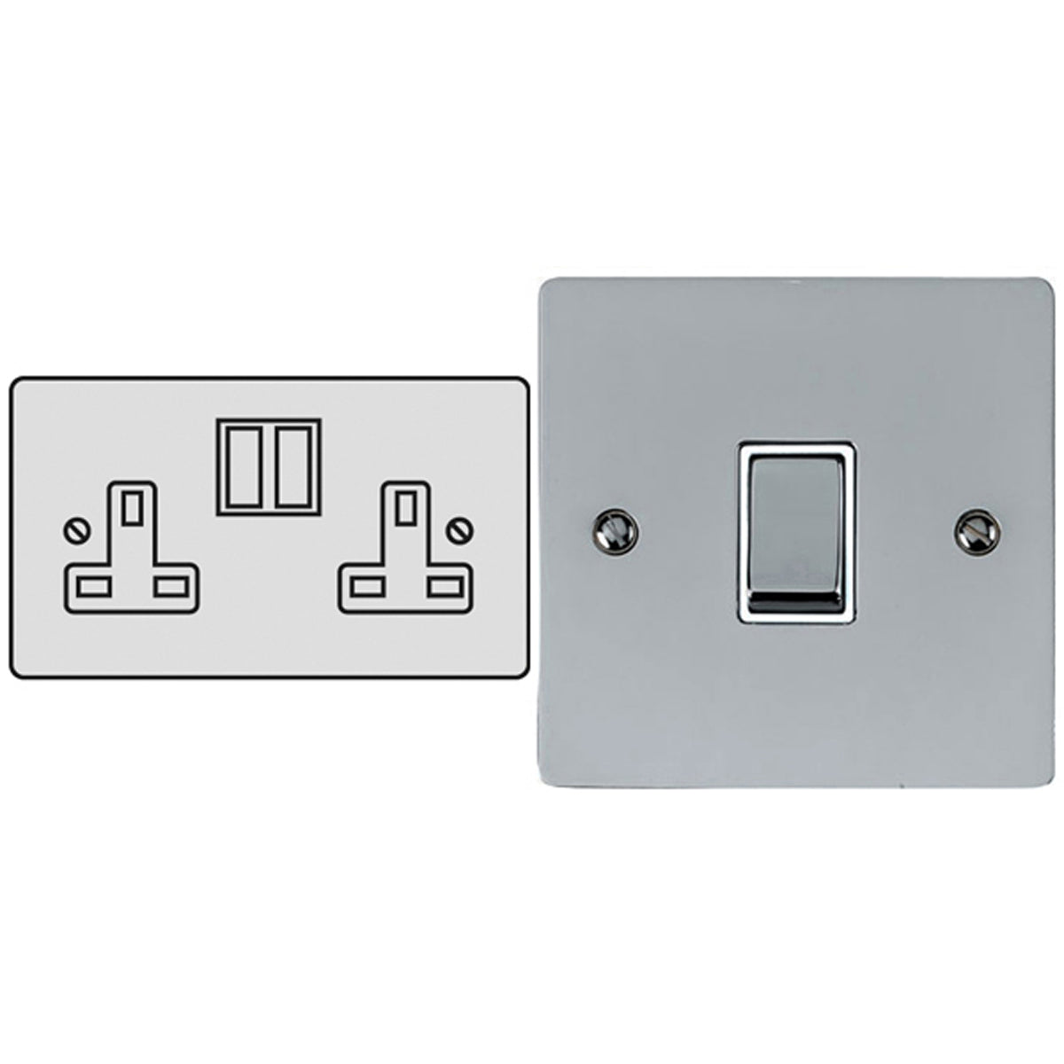 EFP S/SOCKET 13A DBL PCP/WHI – LFM411C