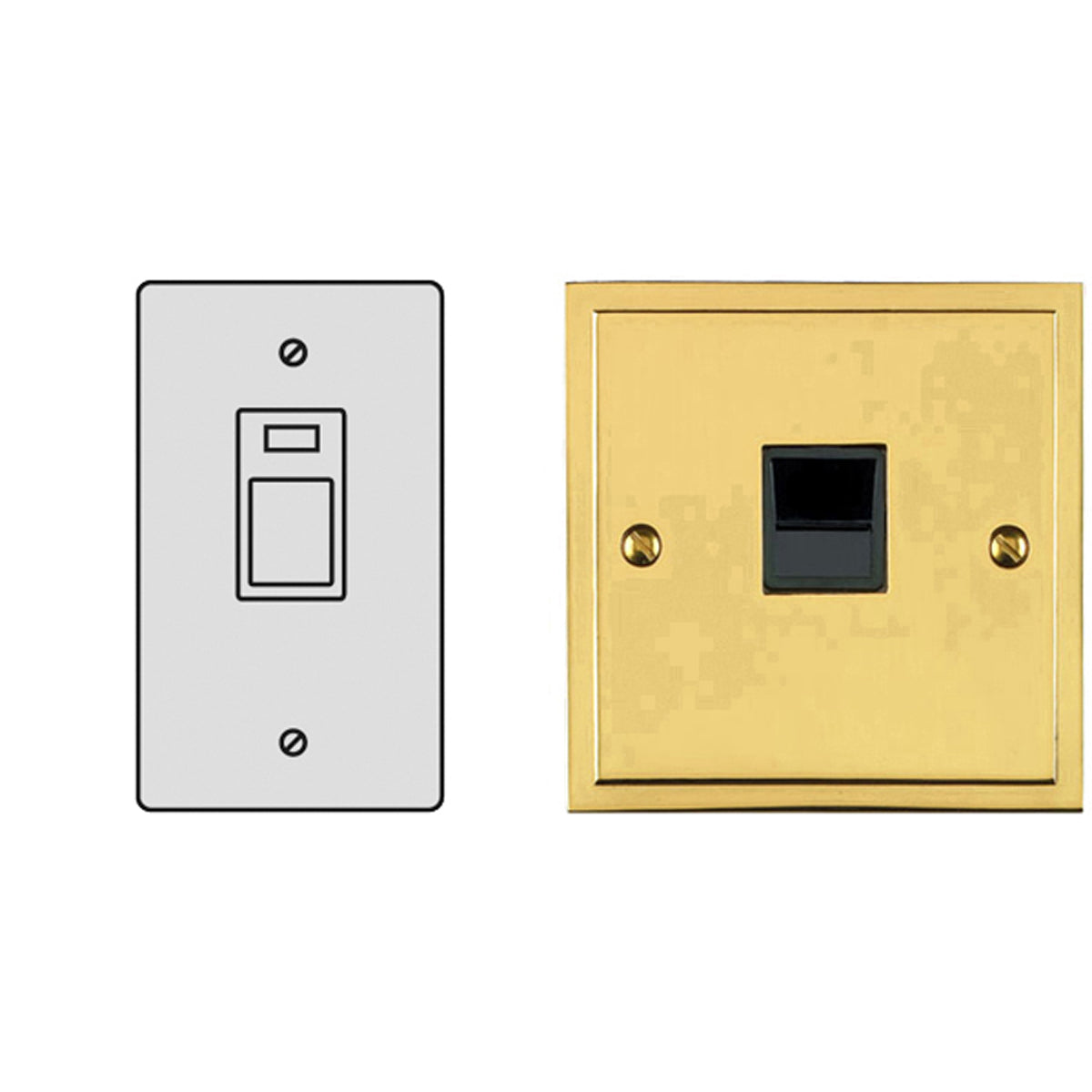 ESP COOK/SWITCH 45A DBL PBR/WHI – LFM477A