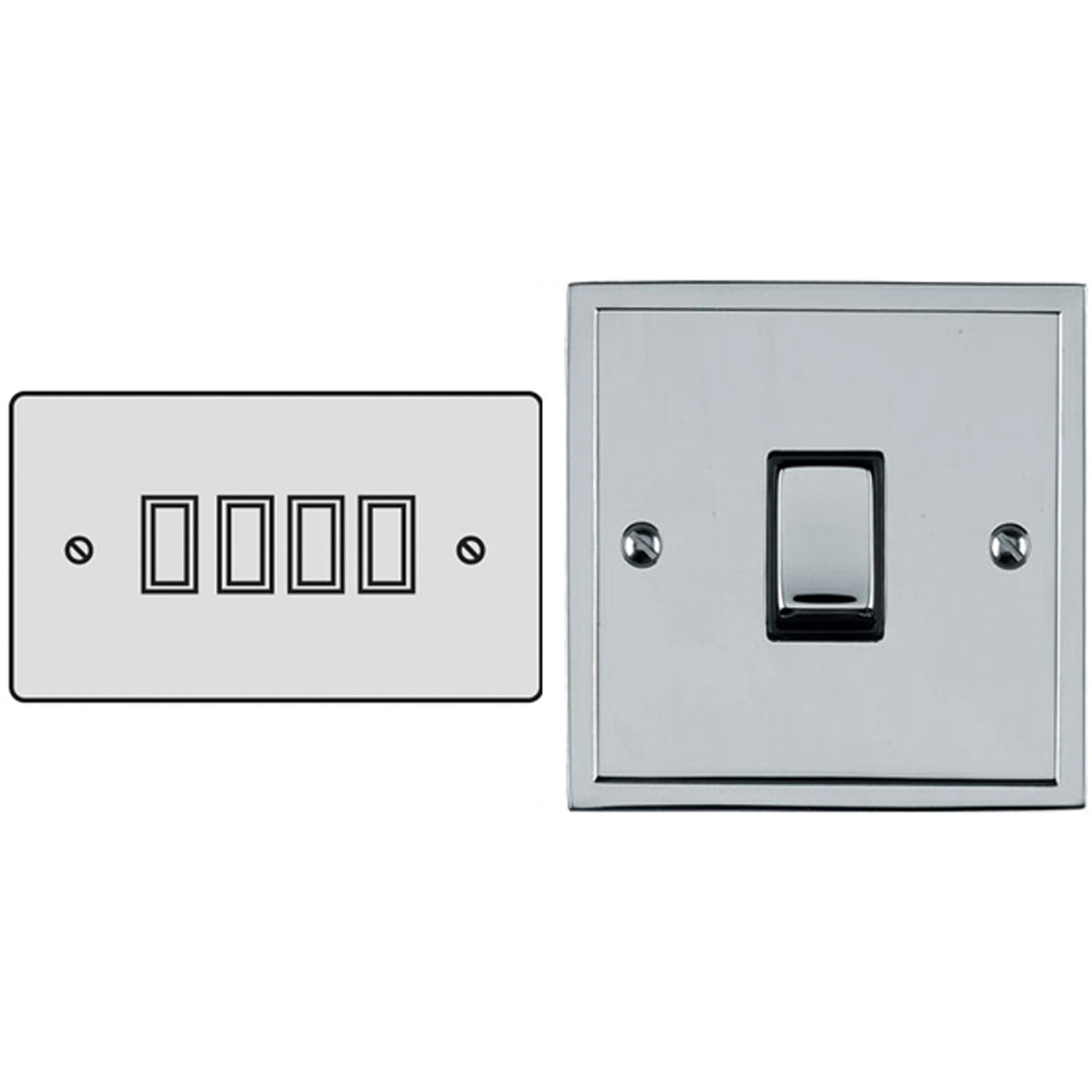 ESP R/SWITCH 6A 4G2W PCP/BLK – LFM485H