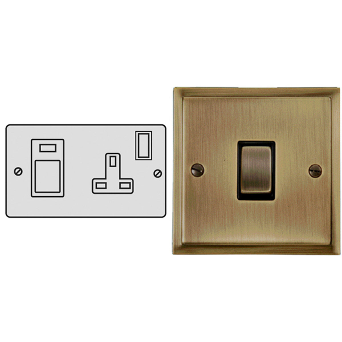 ELS COOK/SWITCH 45A+13A ABR/BLK – LFM566C
