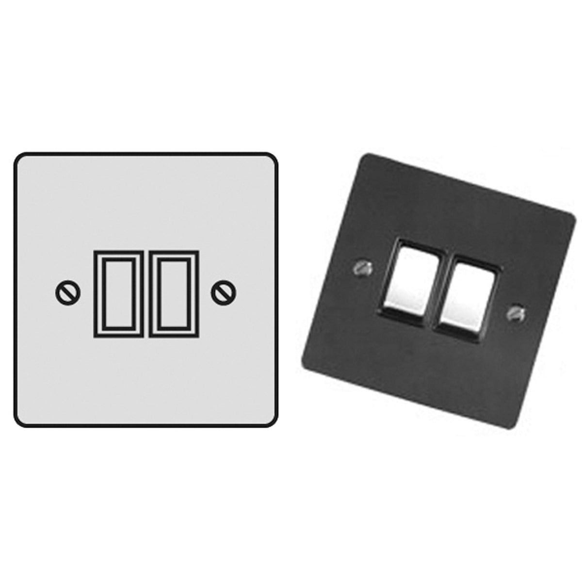 BNS R/SWITCH 10A 2G2W ABR/BLK – LFM601B