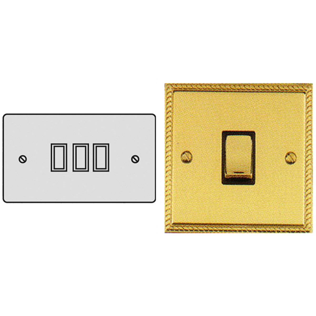 GEF R/SWITCH 10A 3G2W PBR/WHI – LFM615E