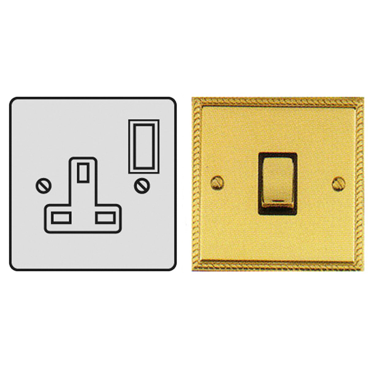 GEF S/SOCKET 13A SNG PBR/BLK – LFM616B