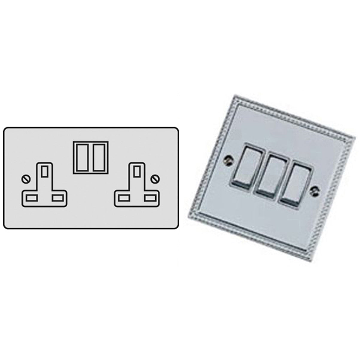 GEF S/SOCKET 13A DBL PCP/BLK – LFM630D