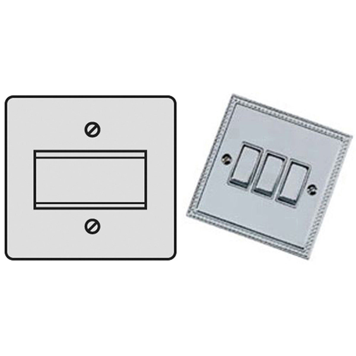 GEF T/POLE FAN SWITCH 6A PCP/WHI