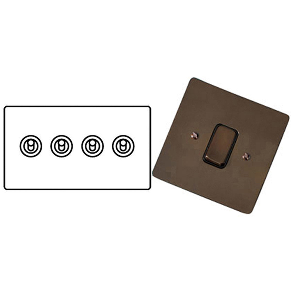 STG DOLLY/SWITCH 20A 4G2W BRZ – LFM709D
