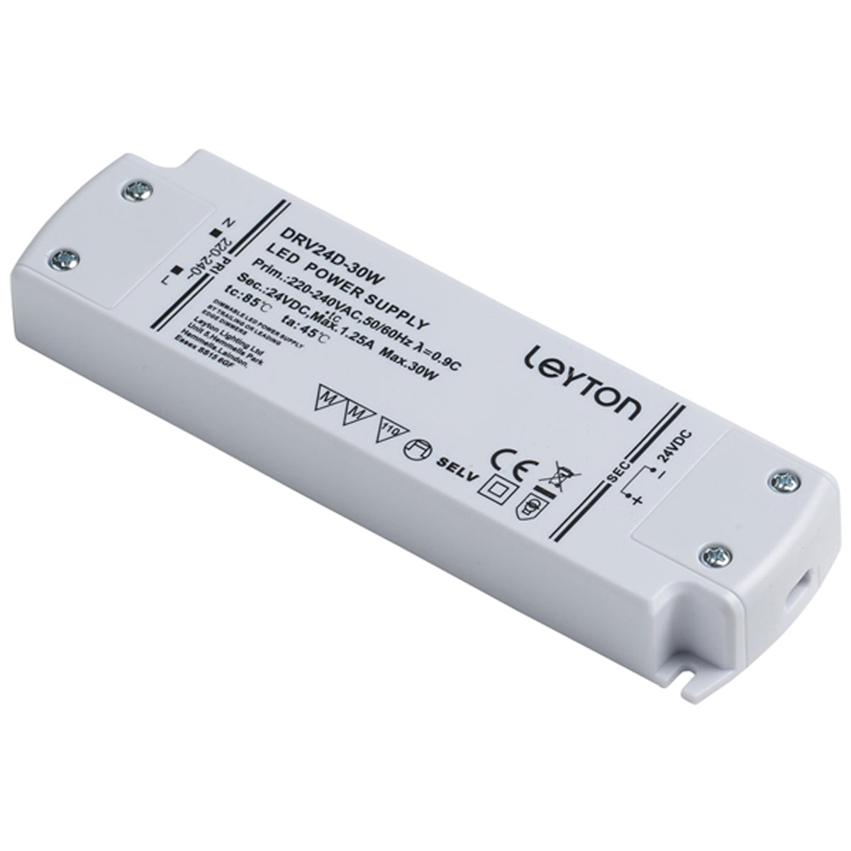 TRIAC DIMMABLE DRIVER 24V 30W TB