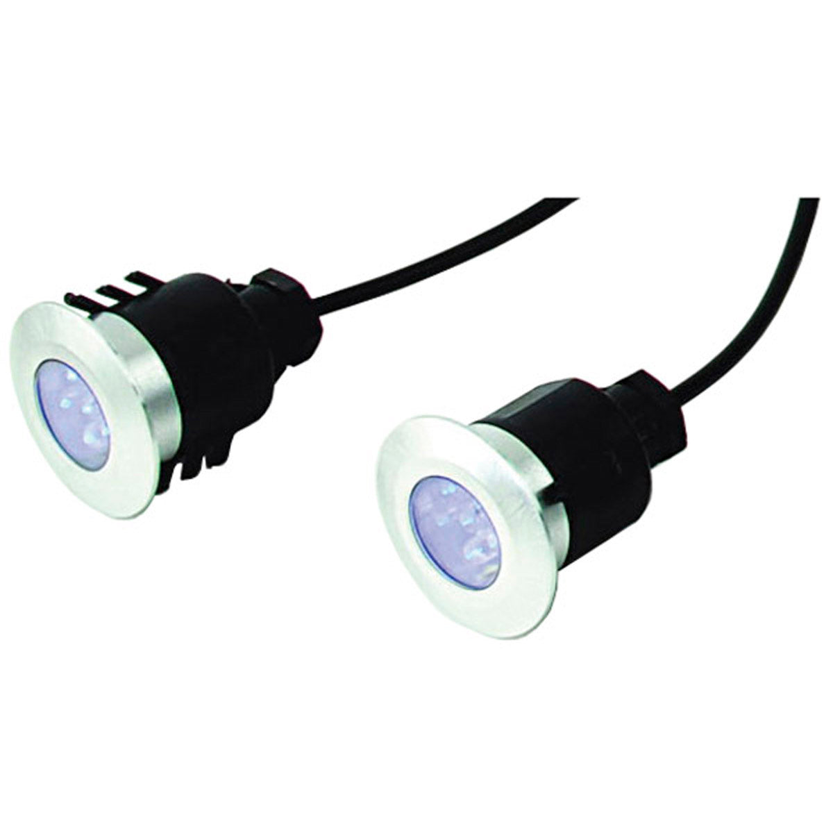 LED DECK RND IP65 5SET+TRAN WHITE