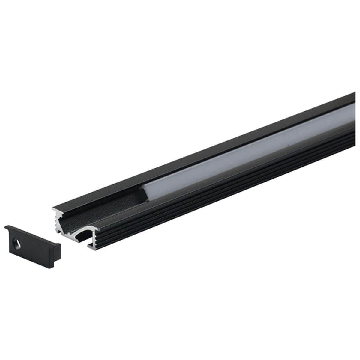 JCAS LED PROFILE 2500x24x10.5 BLK by LEYTON LIGHTING