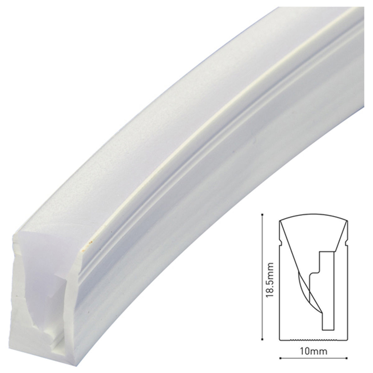 TXF LED FLEX PROFILE SET 10m WHI by LEYTON LIGHTING