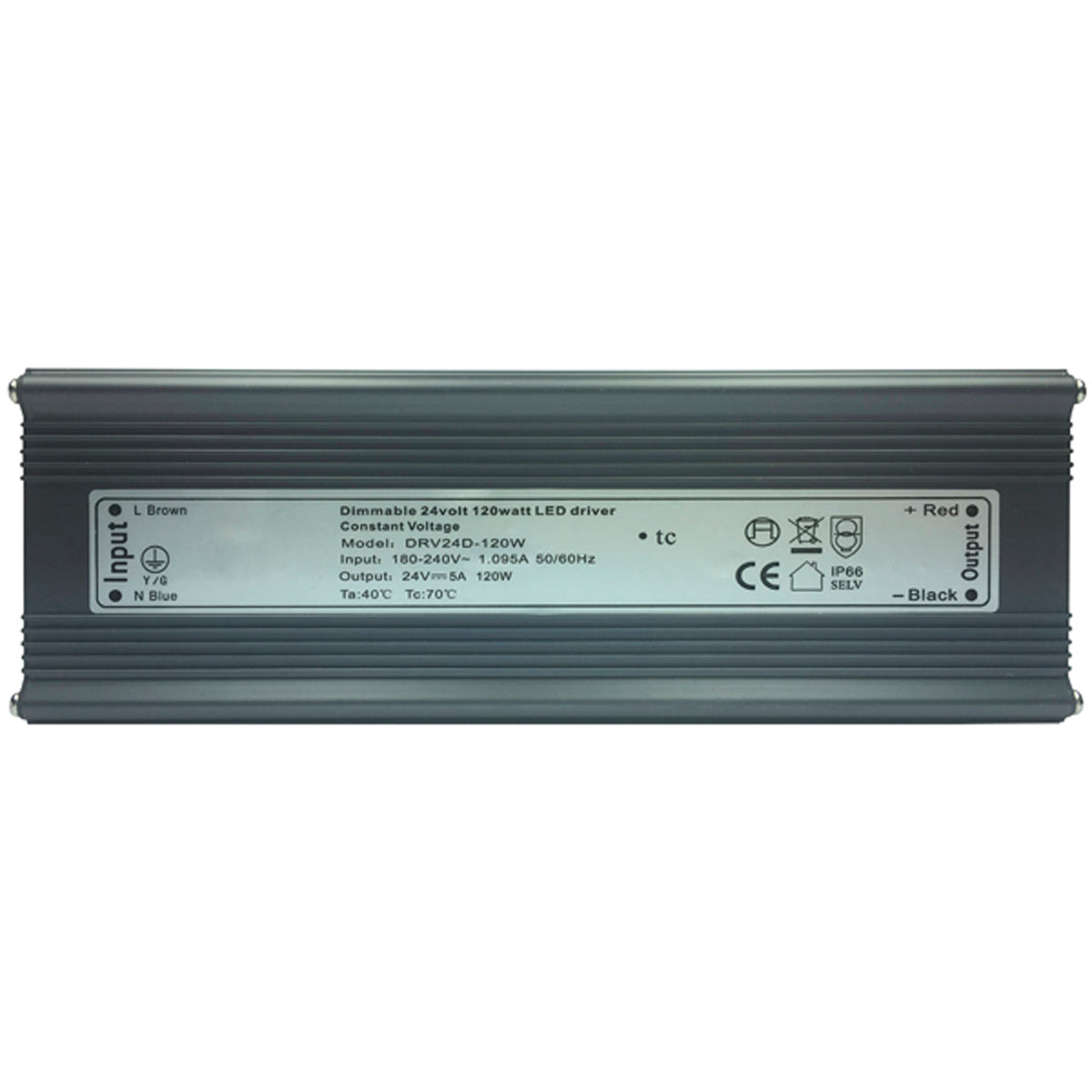 MAINS DIM LED DRIVER 24V/120W IP66