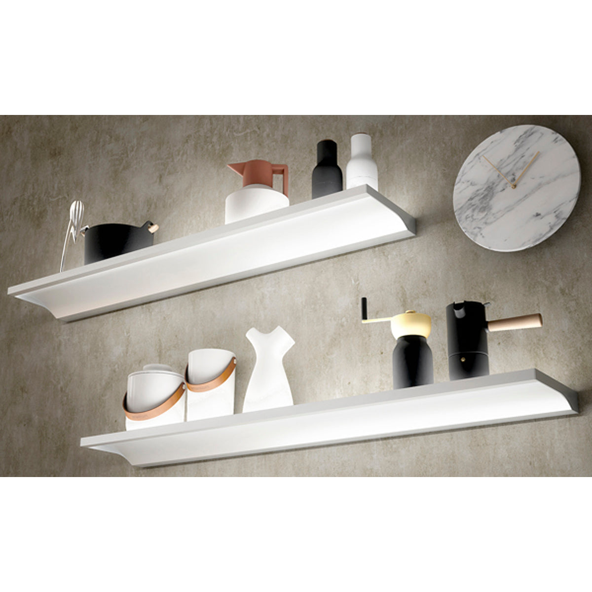 LED SLIM SHELF 240V 9.7W 450 NW