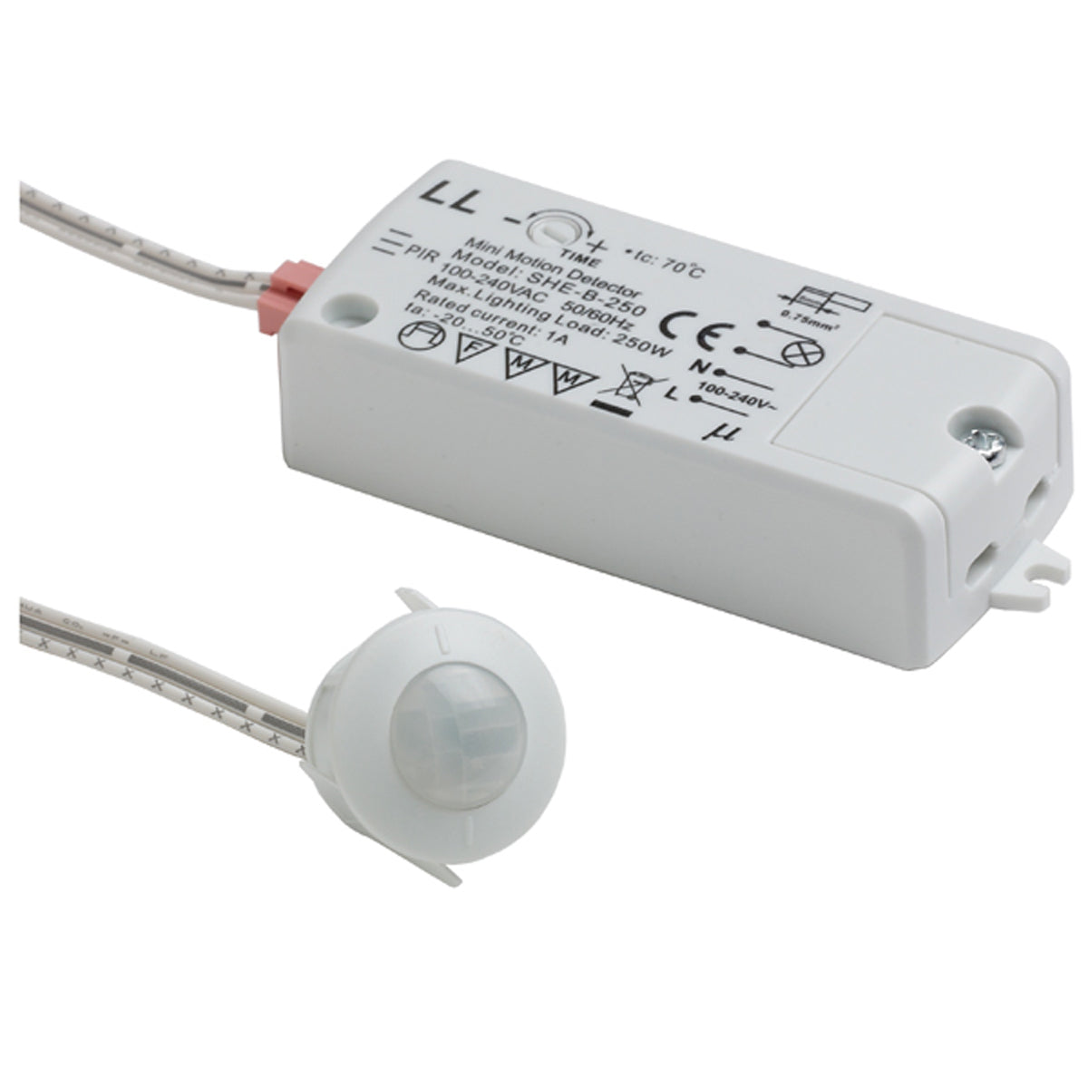 PIR SYNCRO MOTION DETECTOR 240V