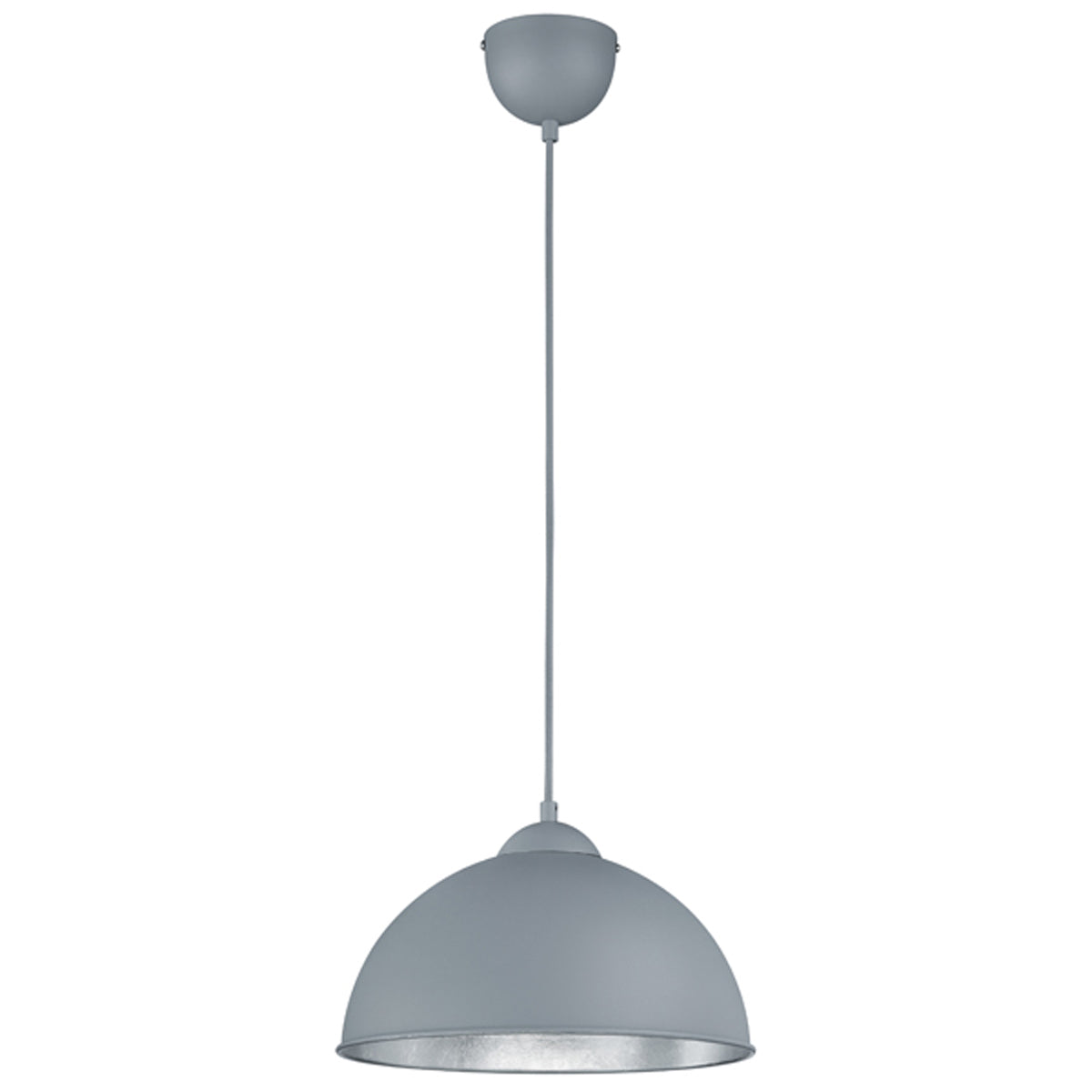 BOWL PENDANT LAMP E27 240V D310 GRY – LIF4167G