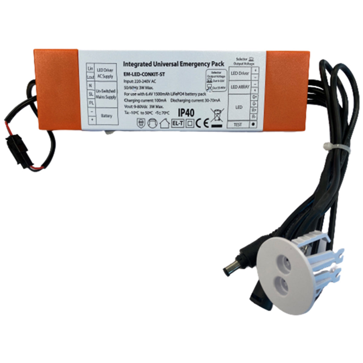LED SELF TEST EMERGENCY PACK – LIF4198A1