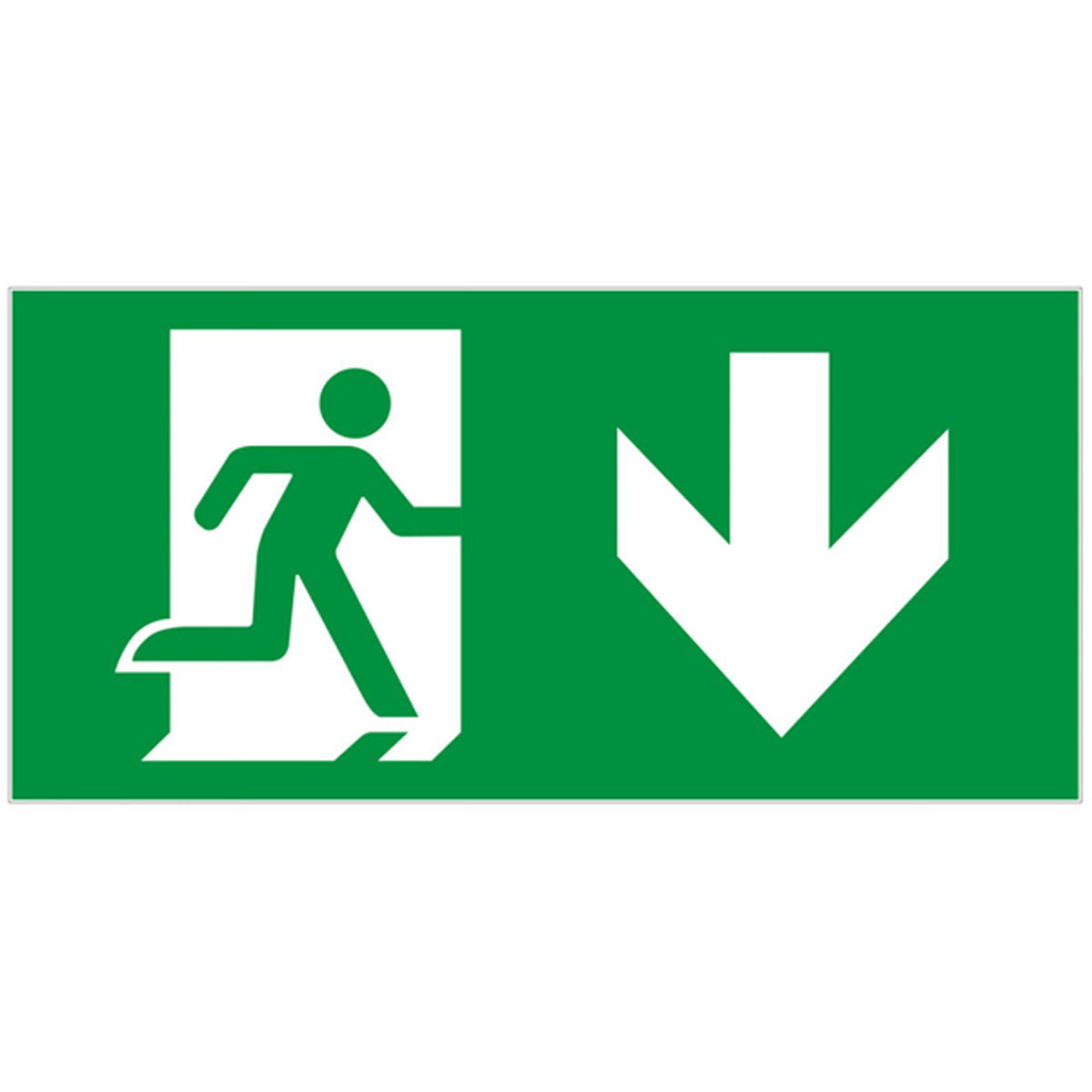 LED 3H EXIT SIGN LEGEND DOWN by LEYTON LIGHTING