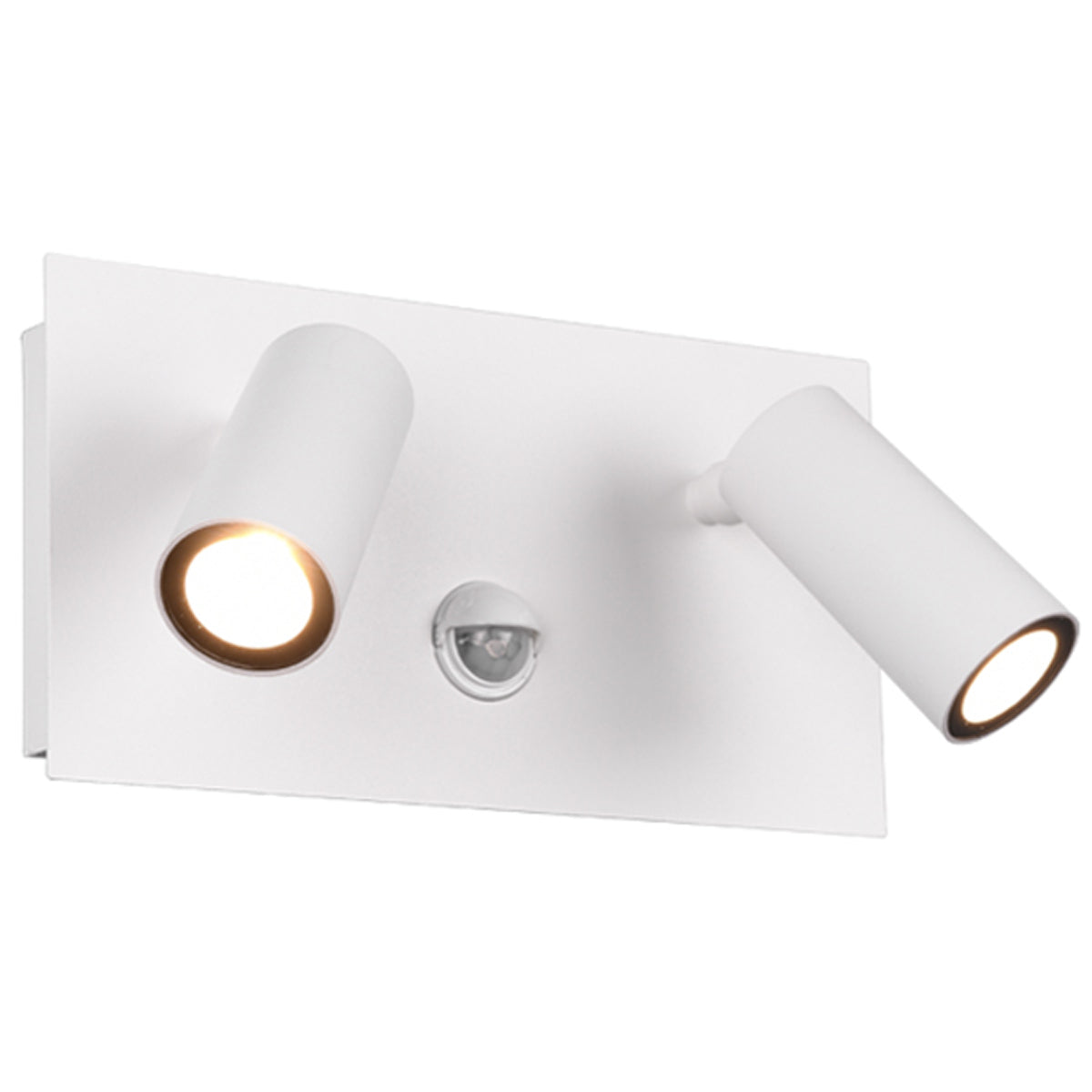 LED TUNGA DBL WALL LIGHT PIR WHI/WW