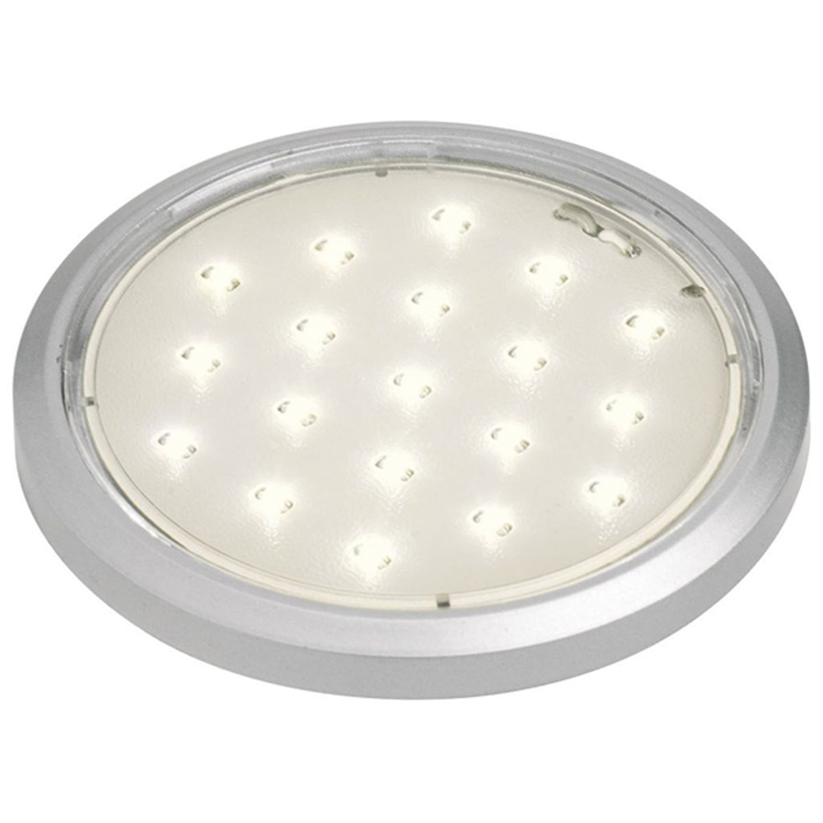 LED RND FLAT LIGHT 12V/1.4W TOP WW3