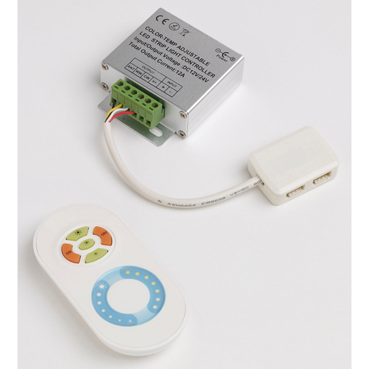 TOUCH COLOUR TEMP REMOTE+4WAY SKT