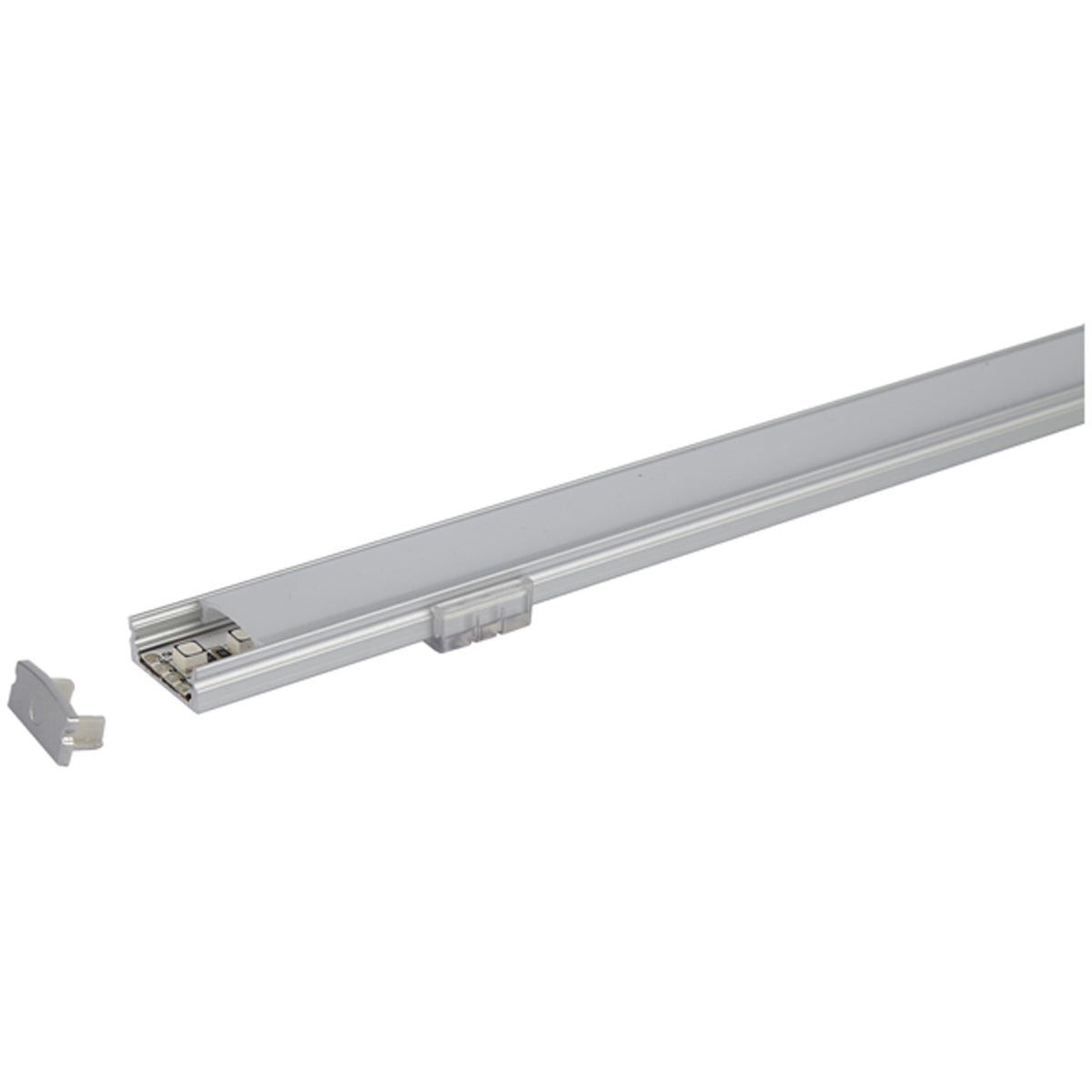 JS LED PROFILE 2500x17x8 BLK by LEYTON LIGHTING