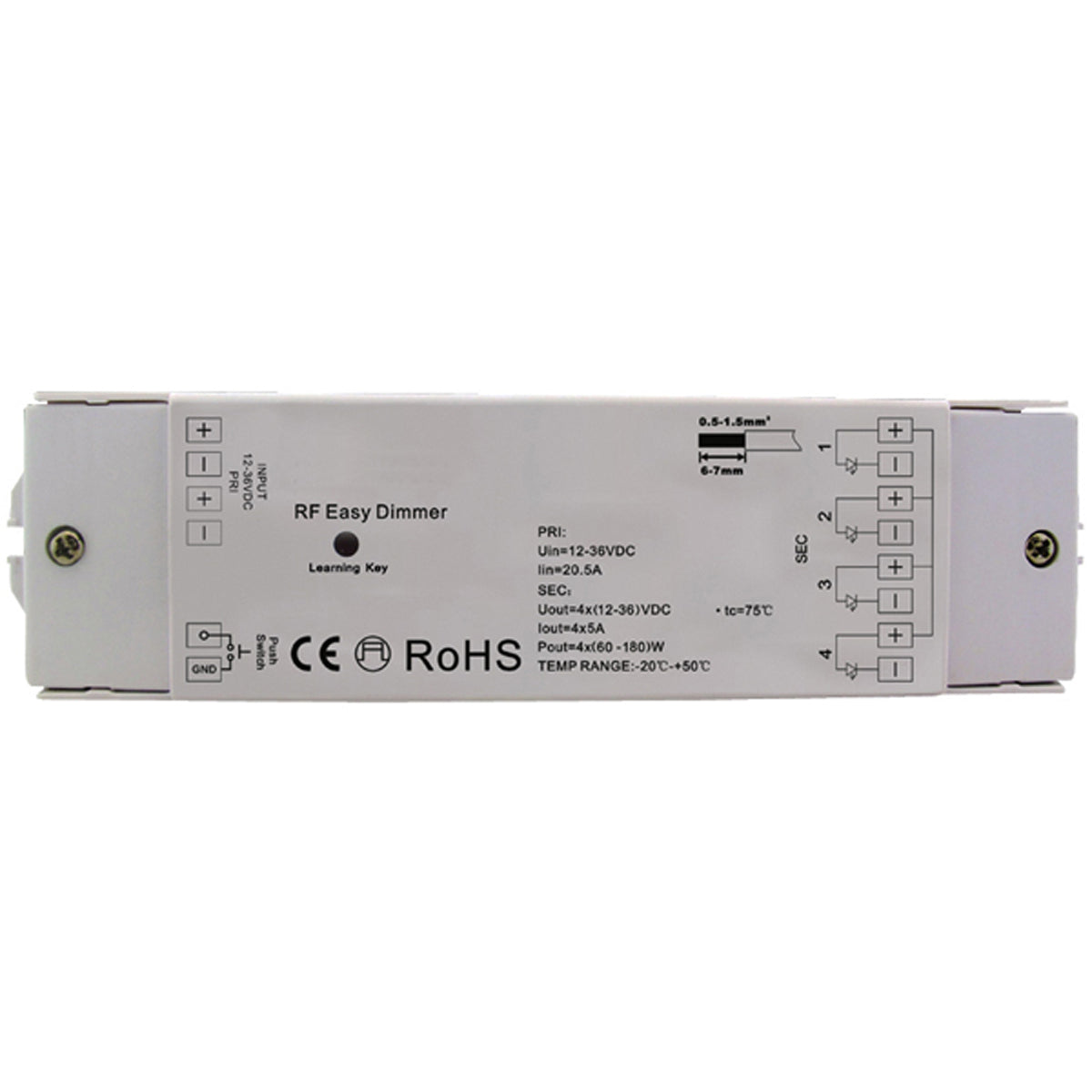 RF DIMMER RECEIVER 12V/24V