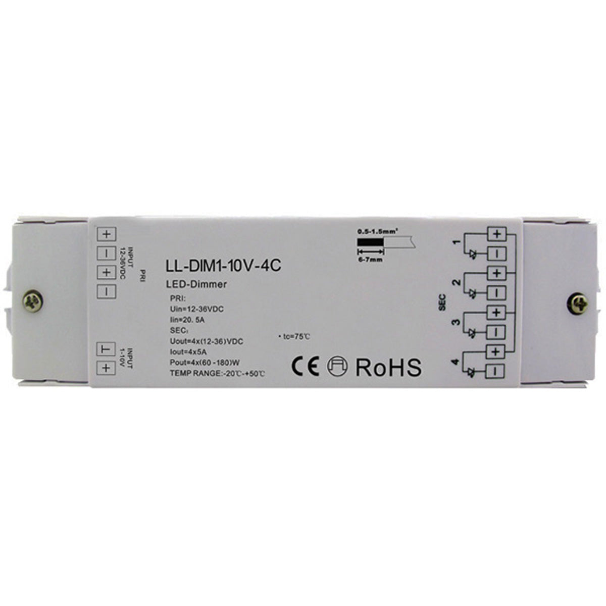 DIMMER MODULE 1-10V 4OUTPUT