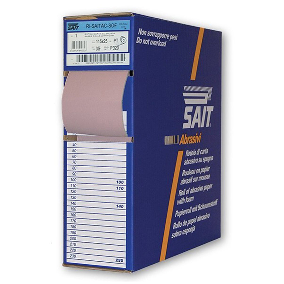 ABRASIVE PAPER 115x50000 P040