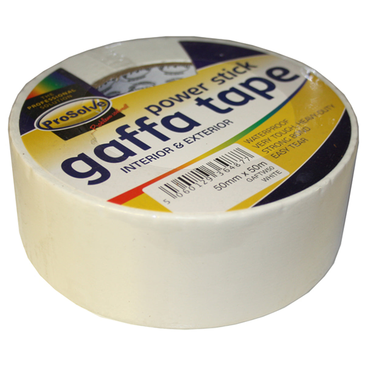 GAFFA TAPE 50x50m WHITE