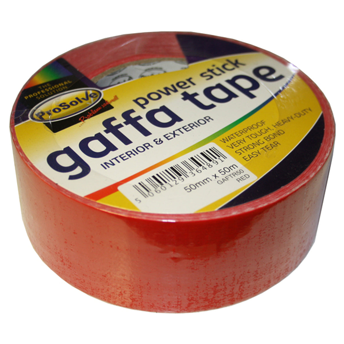 GAFFA TAPE 50x50m RED