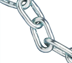 ZINC PLATED CHAIN 4mmx26mm 30M REEL MAX LOAD 120KG by TOOLBANK LTD