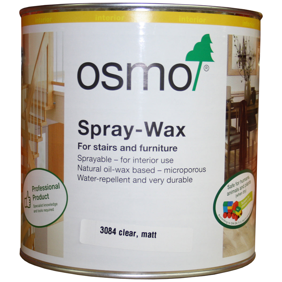 OSMO 3084D SPRAY WAX MAT 2.5L