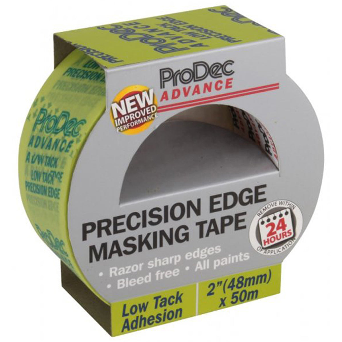 PRODEC ADVANCE PRECISION EDGE TAPE LOW TACK 48x50m by RODO LIMITED