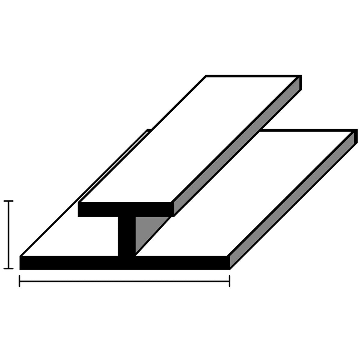 PVC BUTT JOINT 3x2540 VANx12